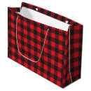 Search for buffalo plaid gift bags Red