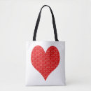 Search for valentines day shopping bags Red
