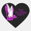Search for high heel shoes stickers Hot pink