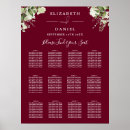 Search for burgundy wedding seating charts Modern