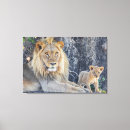 Search for baby canvas prints Lion
