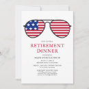 Search for patriotic retirement invitations Retired