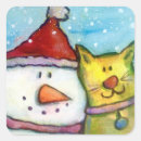Search for fun feline stickers Whimsical