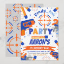 Search for nerf invitations Dart war