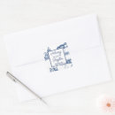 Search for navy blue envelope seals Blue and white