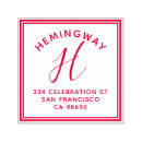 Search for square rubber stamps Simple typography