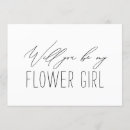 Search for flower girl cards Calligraphy