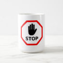 Search for stop sign mugs Traffic