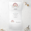 Search for tri fold baby shower invitations Bohemian