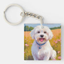 Search for fluffy dog key rings White