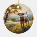 Search for longhorn cow christmas decor Texas