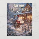 Search for deliver postcards Merry christmas