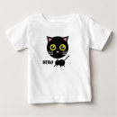 Search for black cat baby shirts Feline