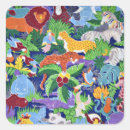 Search for colourful tiger stickers Wild animals