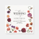 Search for fall wedding napkins Watercolor