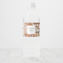 Search for wedding water bottle labels Botanical