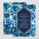 Search for blue flowers bridal shower invitations Country