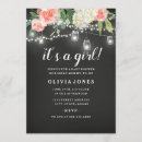 Search for chalkboard baby shower invitations Rustic