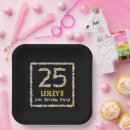 Search for 25th birthday plates 25 years old