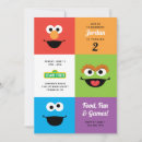 Search for sesame street characters invitations Kids
