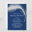 Search for feather bridal shower invitations Peacock