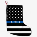 Search for office christmas stockings Thin blue line