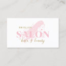 Search for curly hair business cards Hairstylist