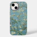 Search for almond blossoms iphone cases Blue