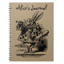 Search for alice in wonderland notebooks White rabbit