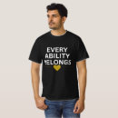 Search for ability tshirts Disability pride