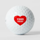 Search for love heart valentine golf balls Simple