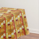 Search for orange and white tablecloths Modern