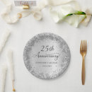 Search for 25th silver anniversary plates Modern