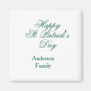 Search for green shamrocks magnets Happy st patrick's day