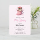 Search for pink owl baby shower invitations Cute