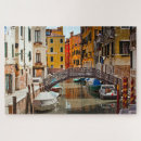 Search for canal boats puzzles Italy