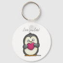 Search for penguin valentine key rings Heart
