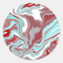Search for red swirl stickers White