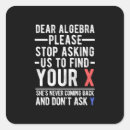 Search for algebra stickers Math teacher
