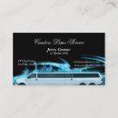 Search for limo service business cards Modern