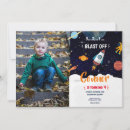 Search for space age invitations Blast off