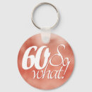 Search for 60th birthday key rings Sixty