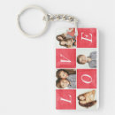 Search for love key rings Collage