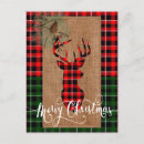 Search for deer head christmas cards Plaid