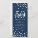 Search for fancy 50th birthday invitations Silver
