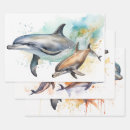 Search for beach scenes wrapping paper Watercolor