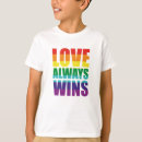 Search for love always wins tshirts Equality