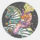 Search for circus party stickers Unicorn