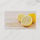 Search for lemon business cards Dietician