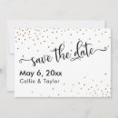 Search for confetti save the dates Glitter